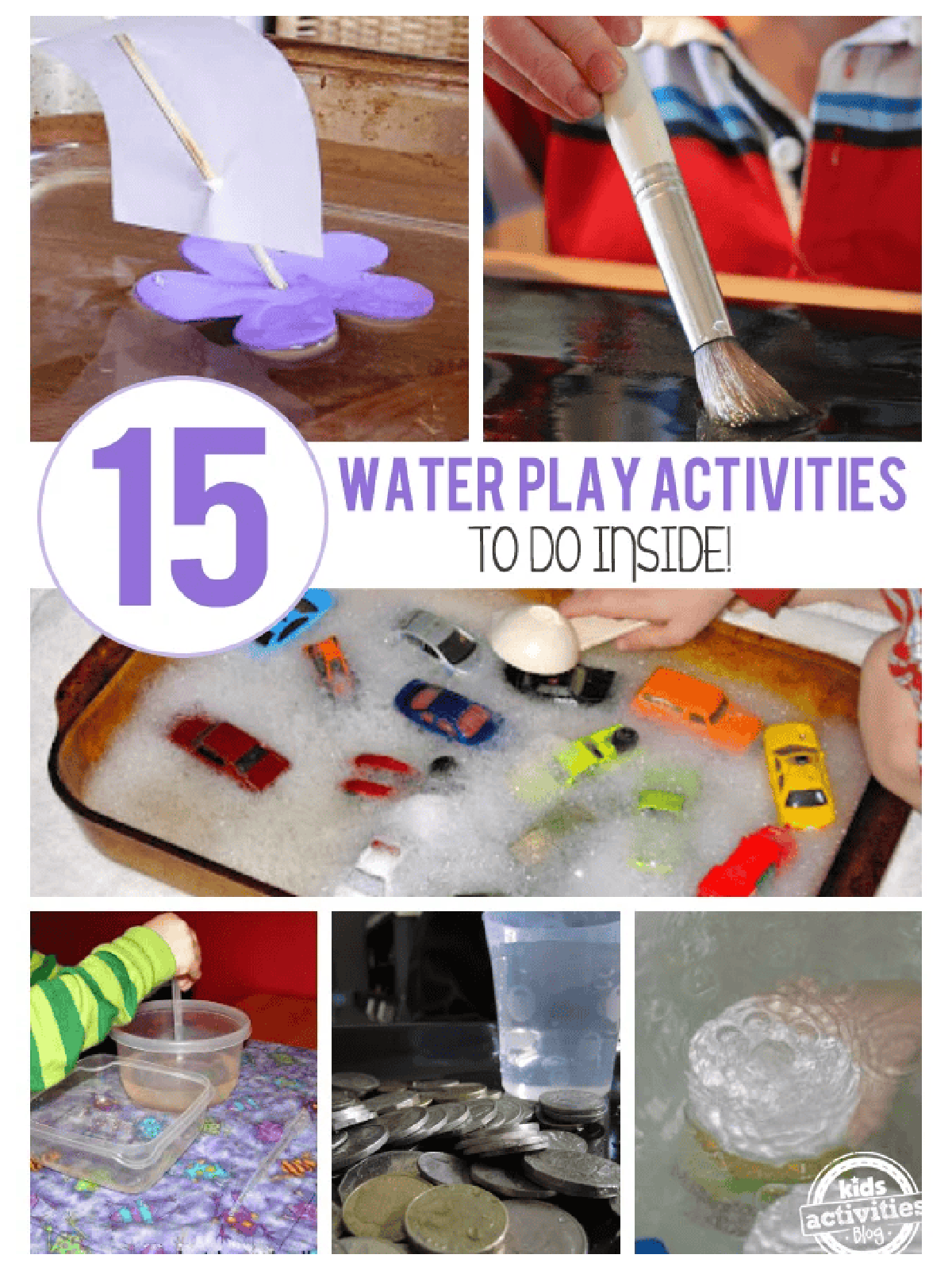 Beat The Heat- Water activities with cars, ice, water, and colors- Kids Activities Blog