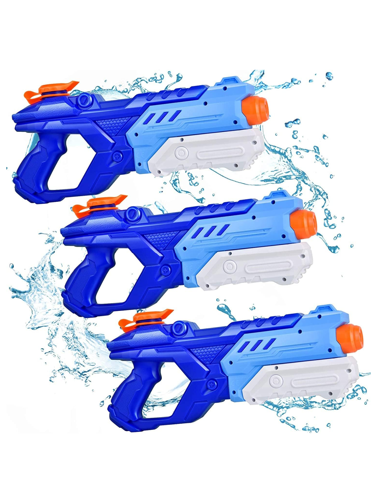 Beat The Heat- blue white and orange water guns- Kids Activities Blog