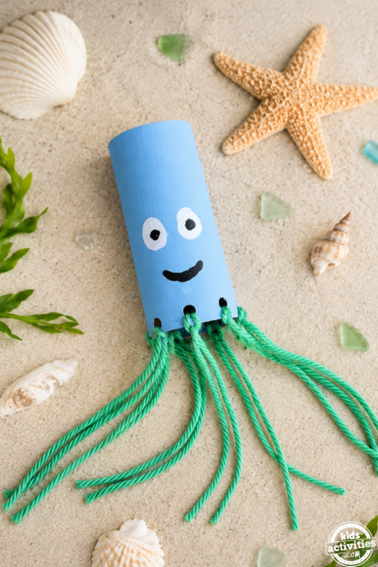 Toilet Paper Roll Octopus Roll- -Kids Activities Blog