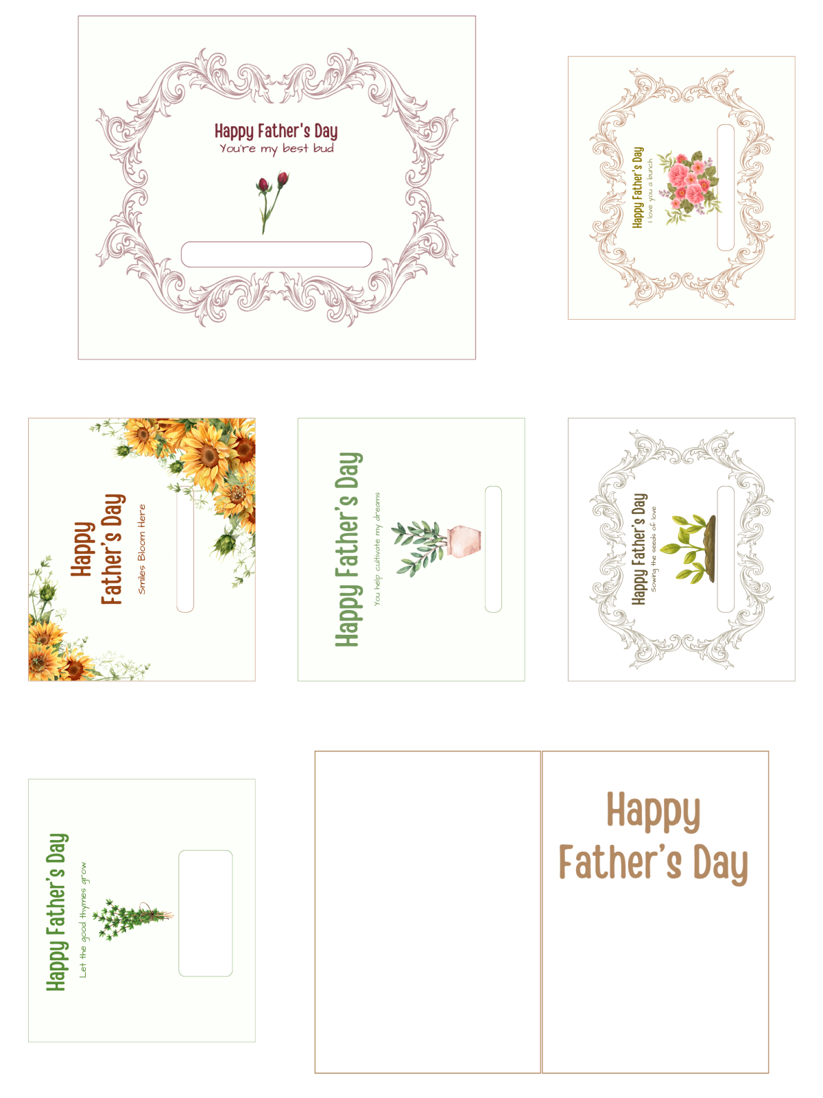 Father's Day Garden In A Bag Craft- Bag covers with text and images - Kids Activities Blog
