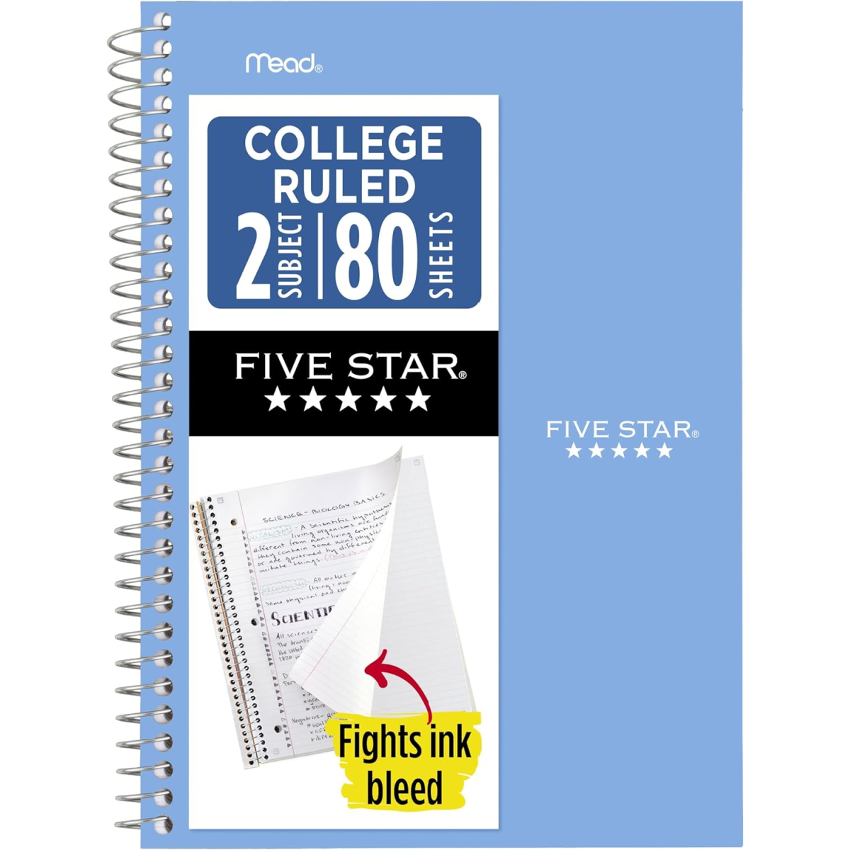Back To School Supplies- Blue college ruled notebook -Kids Activities Blog