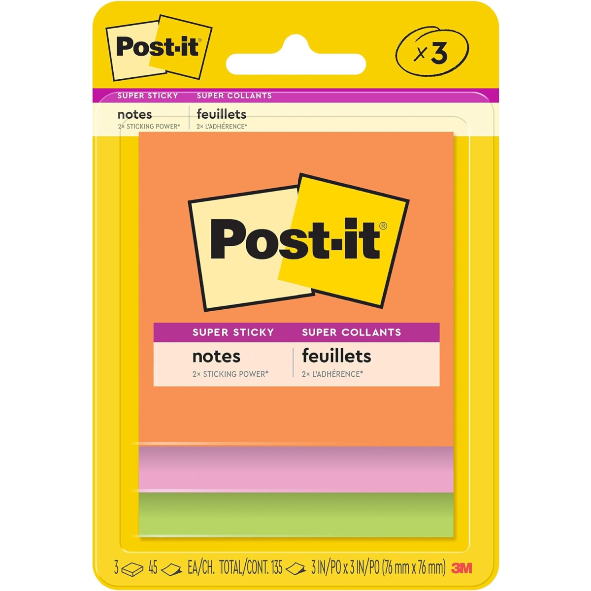 Back To School Supplies- post it sticky notes orange and yellow -Kids Activities Blog