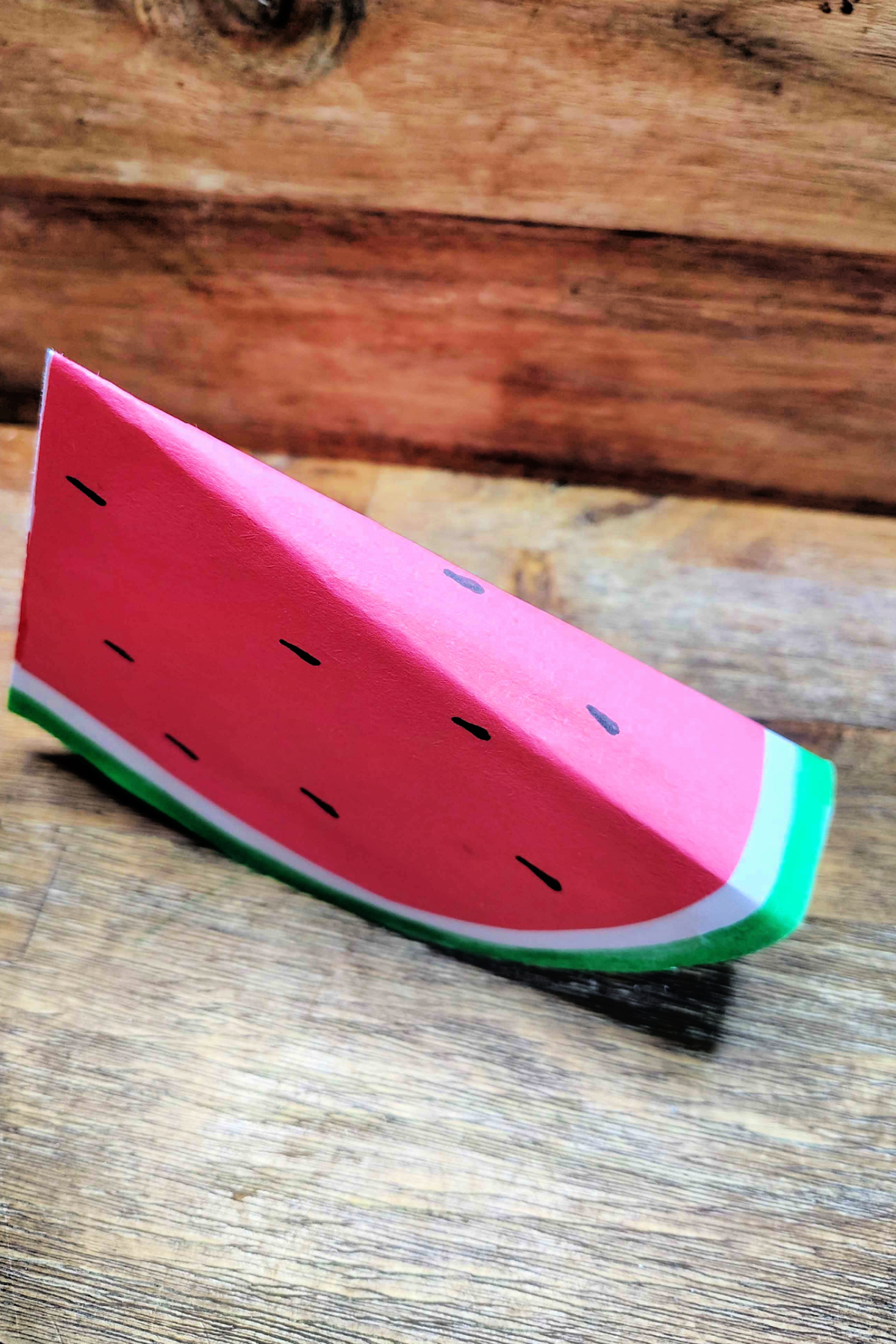 Watermelon Craft- Step - Finished watermelon sliced -Kids Activities Blog