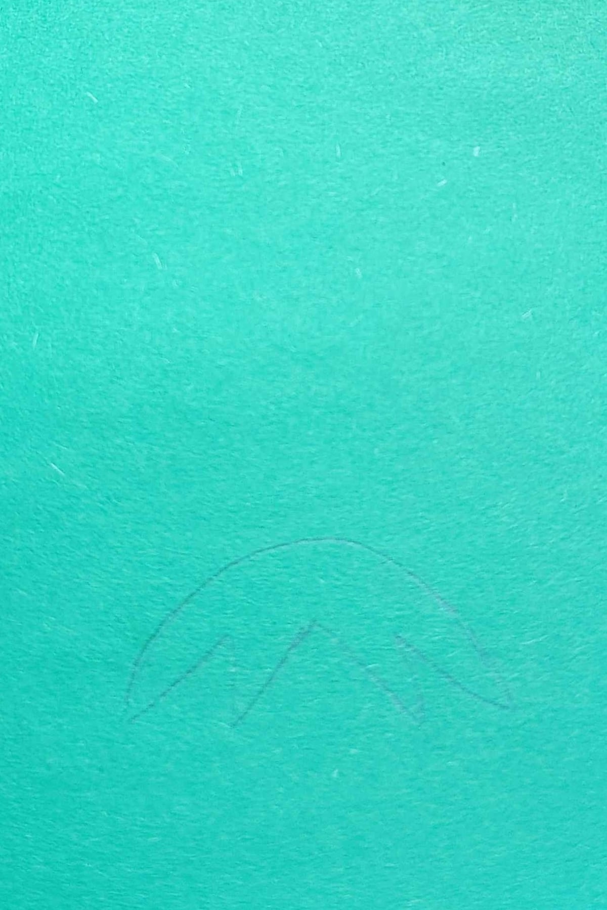 Strawberry Craft- Step 4- Leaves freehanded on green paper - Kids Activities Blog