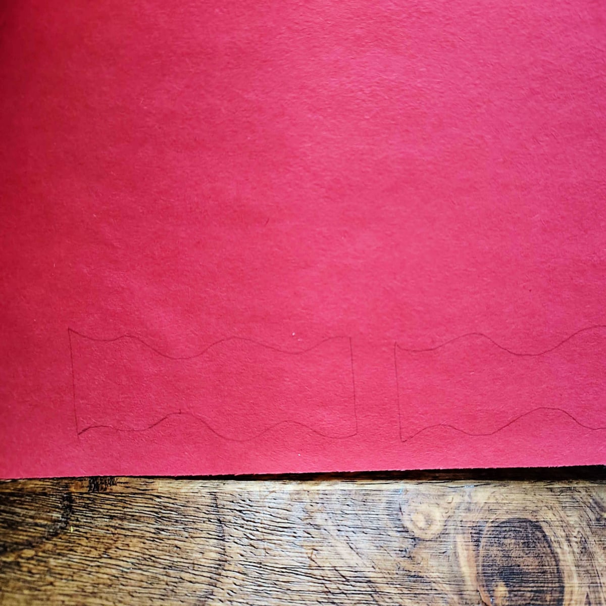 Breakfast Paper Plate Craft- Step 6- - Draw squiggly bacon on the red paper Kids Activities Blog