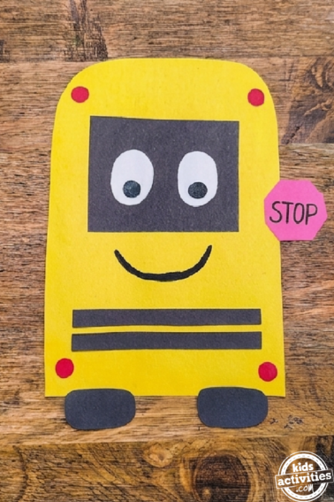 Paper School bus craft- - Kids Activities Blog