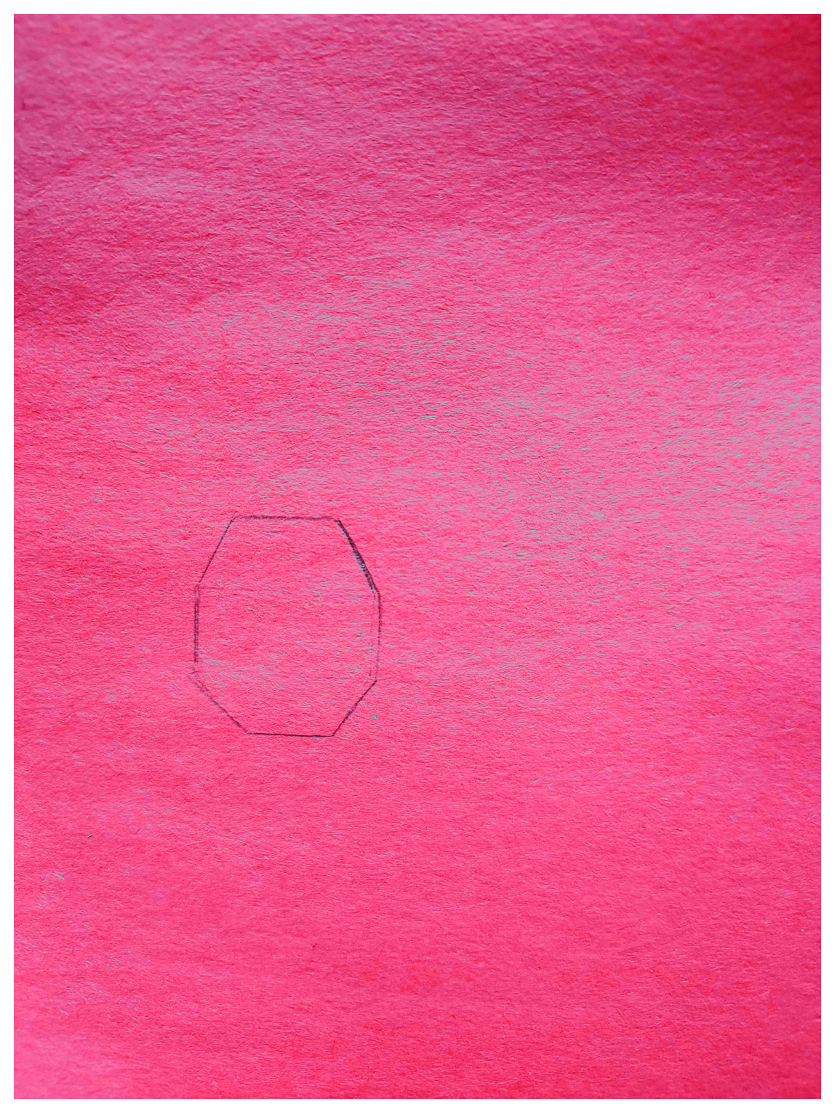 Paper School bus craft- Step 5- Make an octagon on the red paper cut it out- Kids Activities Blog