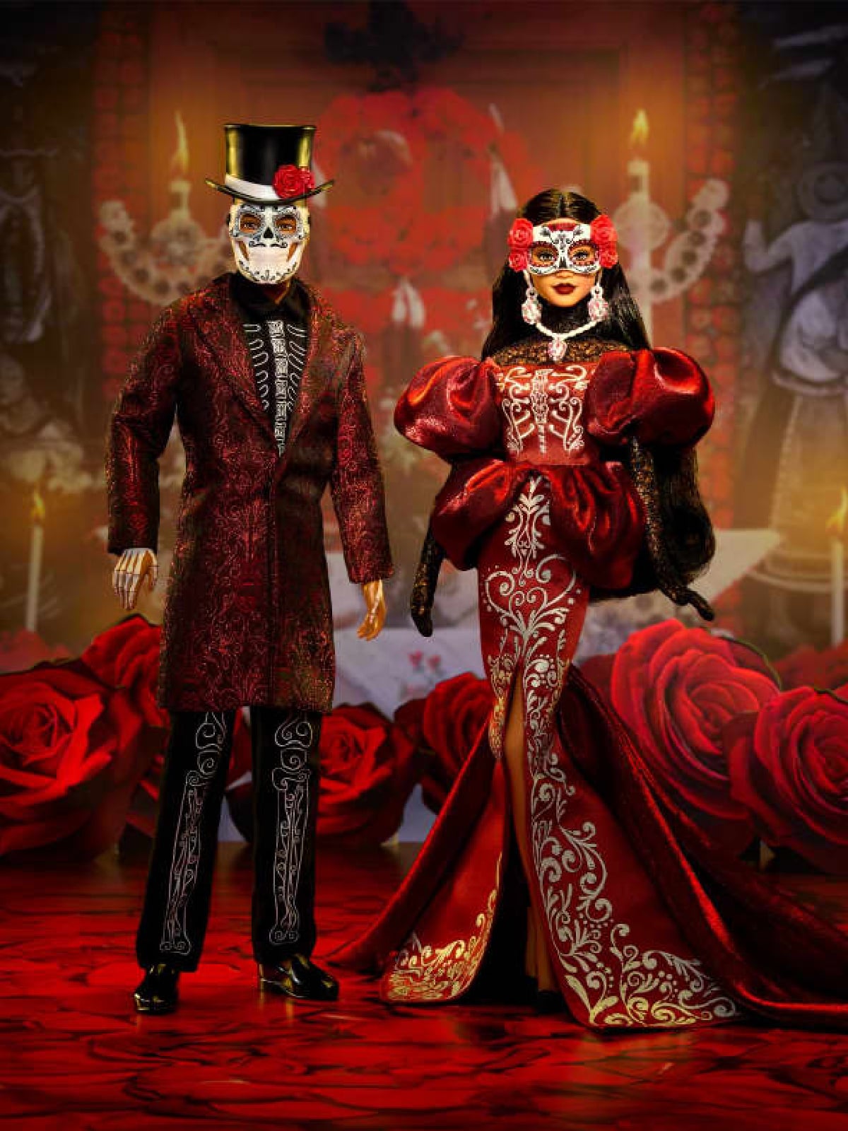 Day Of The Dead Barbie 2026- Barbie and ken standing together- Kids Activities Blog
