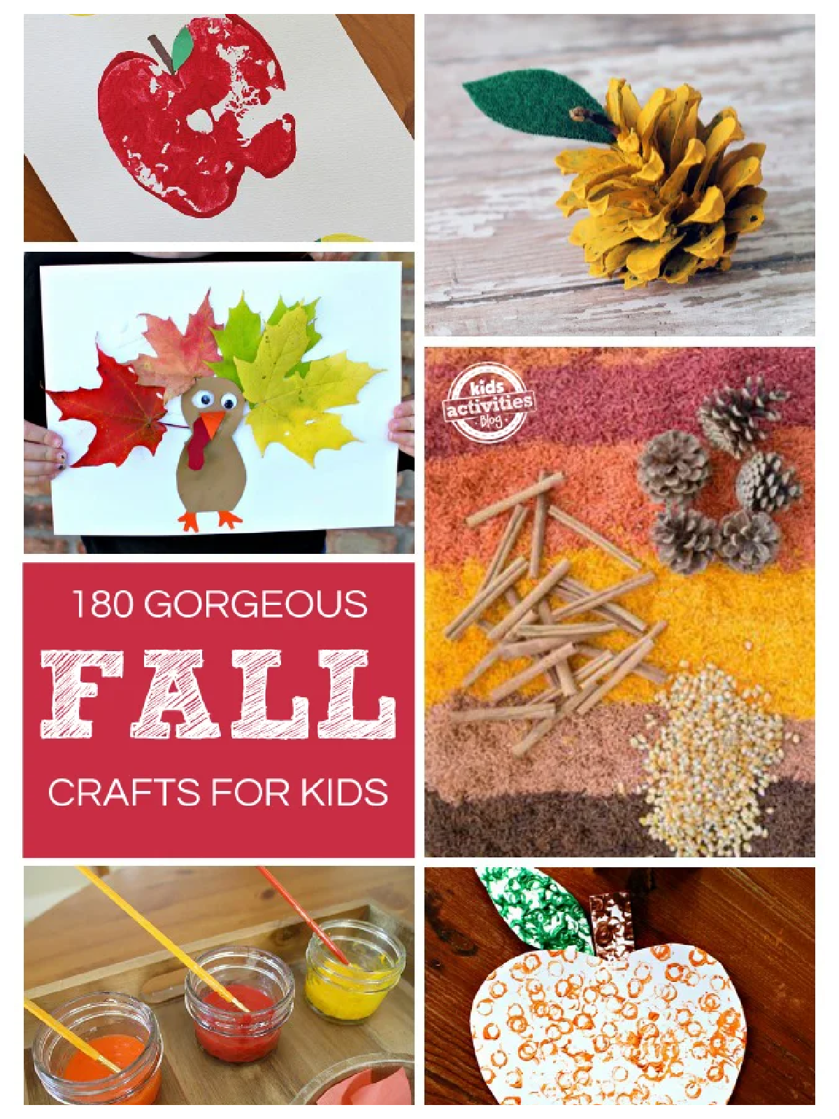 Fun Activities- fall crafts with turkey crafts and sensory bins - Kids Activities Blog