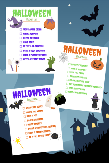Halloween Bucket List- - Kids Activities Blog