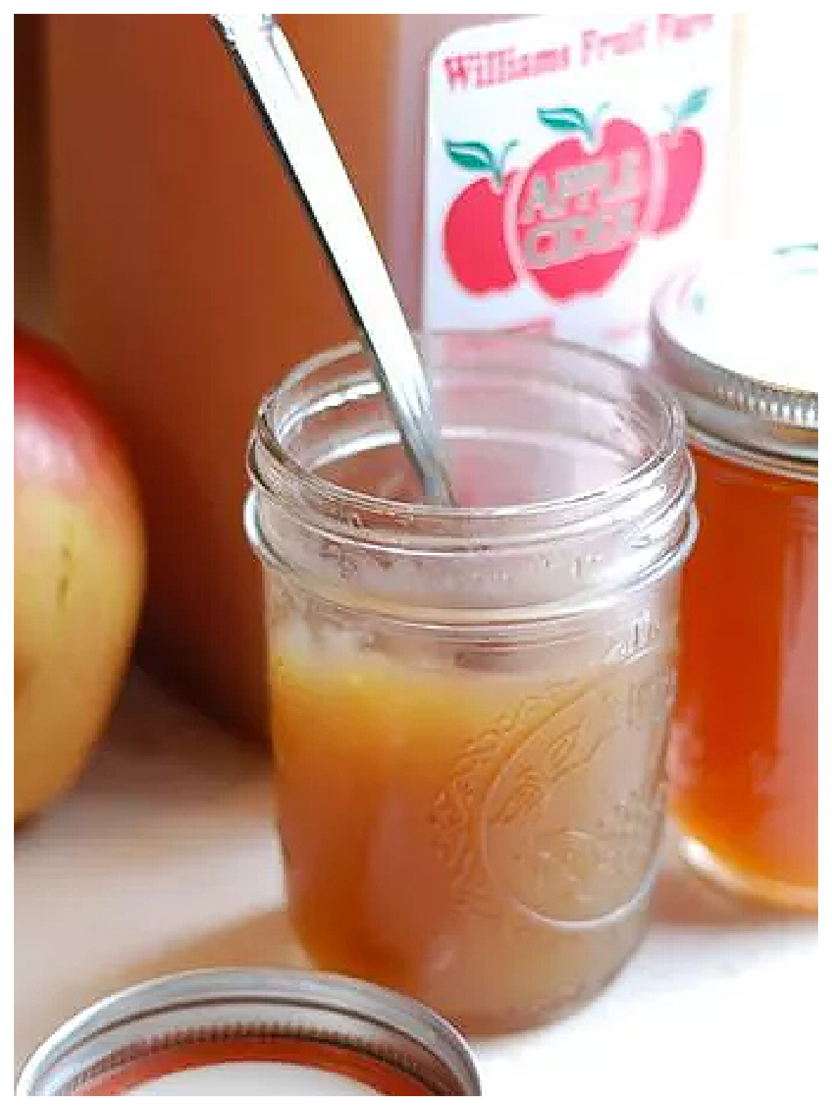 Apple Cider Recipes- jelly with juice and apples -Kids Activities Blog