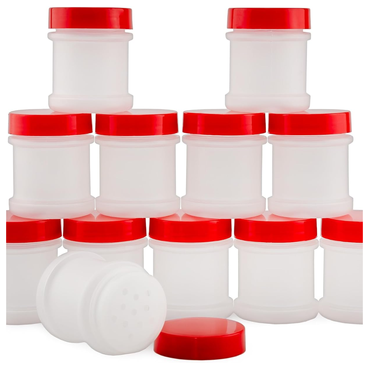 Craft Hacks- empty spice jars with red lit -Kids Activities Blog