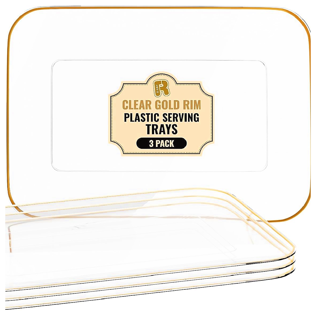Craft Hacks- plastic plate with sticker and gold rim -Kids Activities Blog