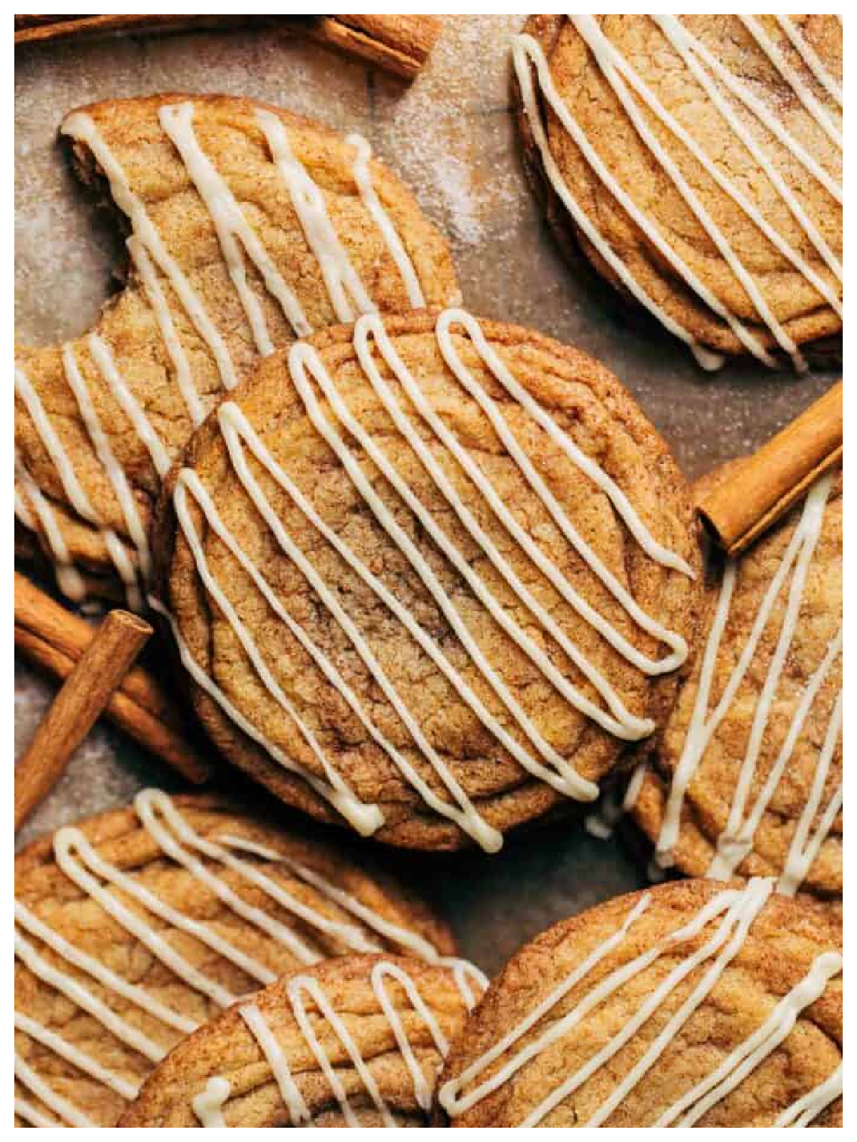Maple Recipes - butter maple cookies with drizzle icing and cinnamon sticks -Kids Activities Blog