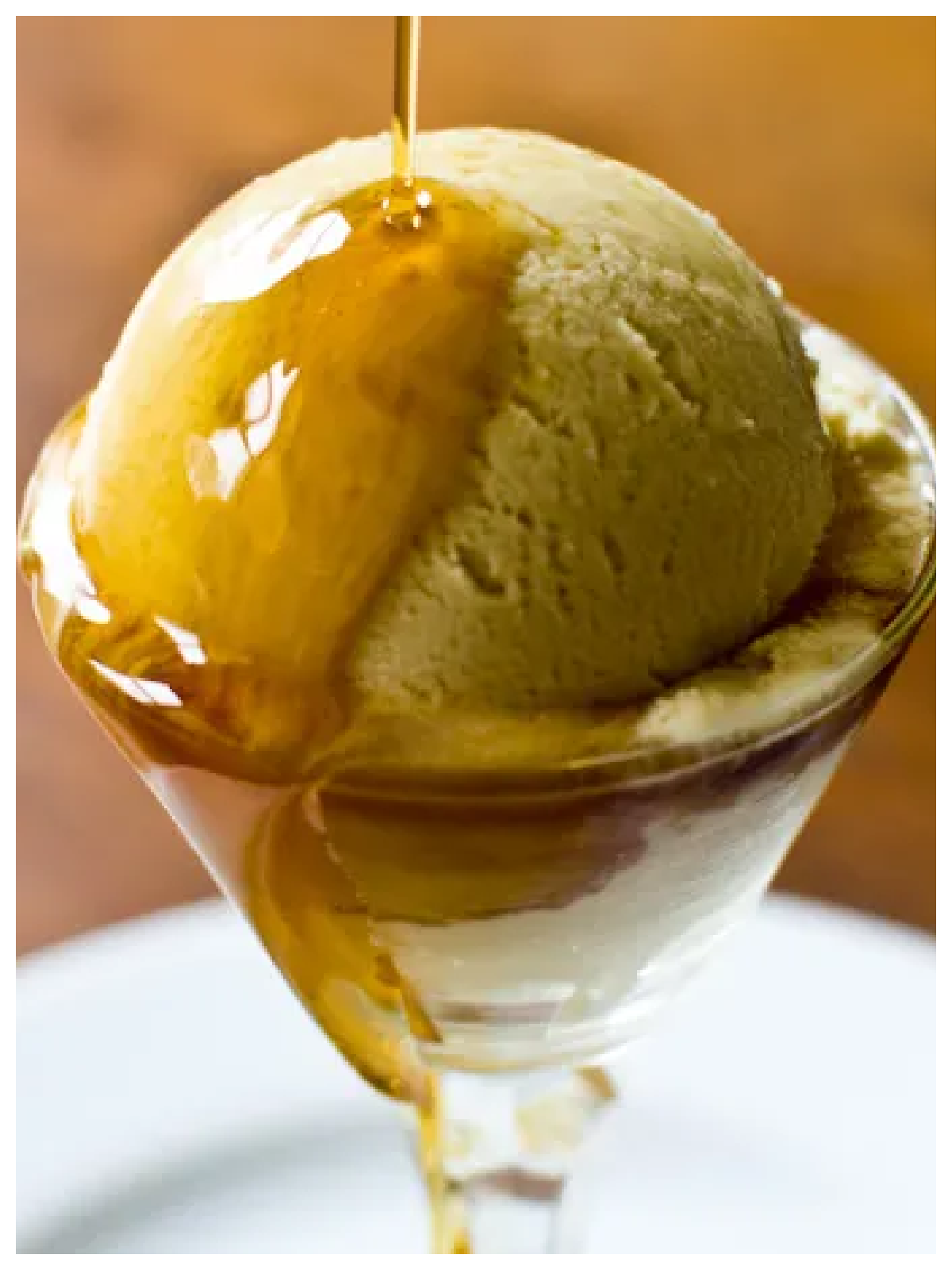 Maple Recipes - ice cream with maple syrup on top -Kids Activities Blog