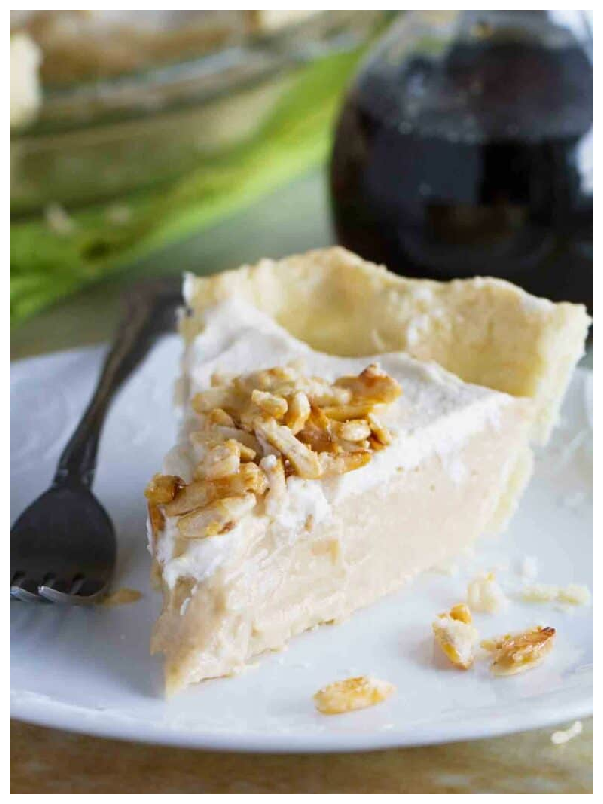 Maple Recipes - cream pie with crust and nuts-Kids Activities Blog