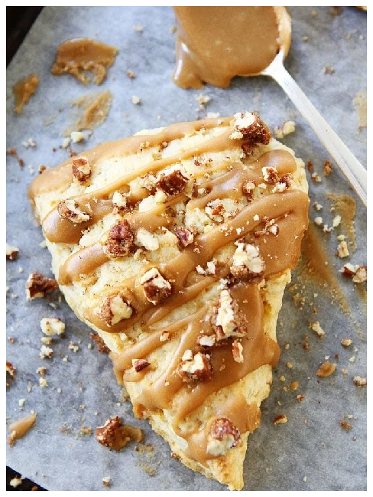 Maple Recipes - scone with nuts and drizzle-Kids Activities Blog