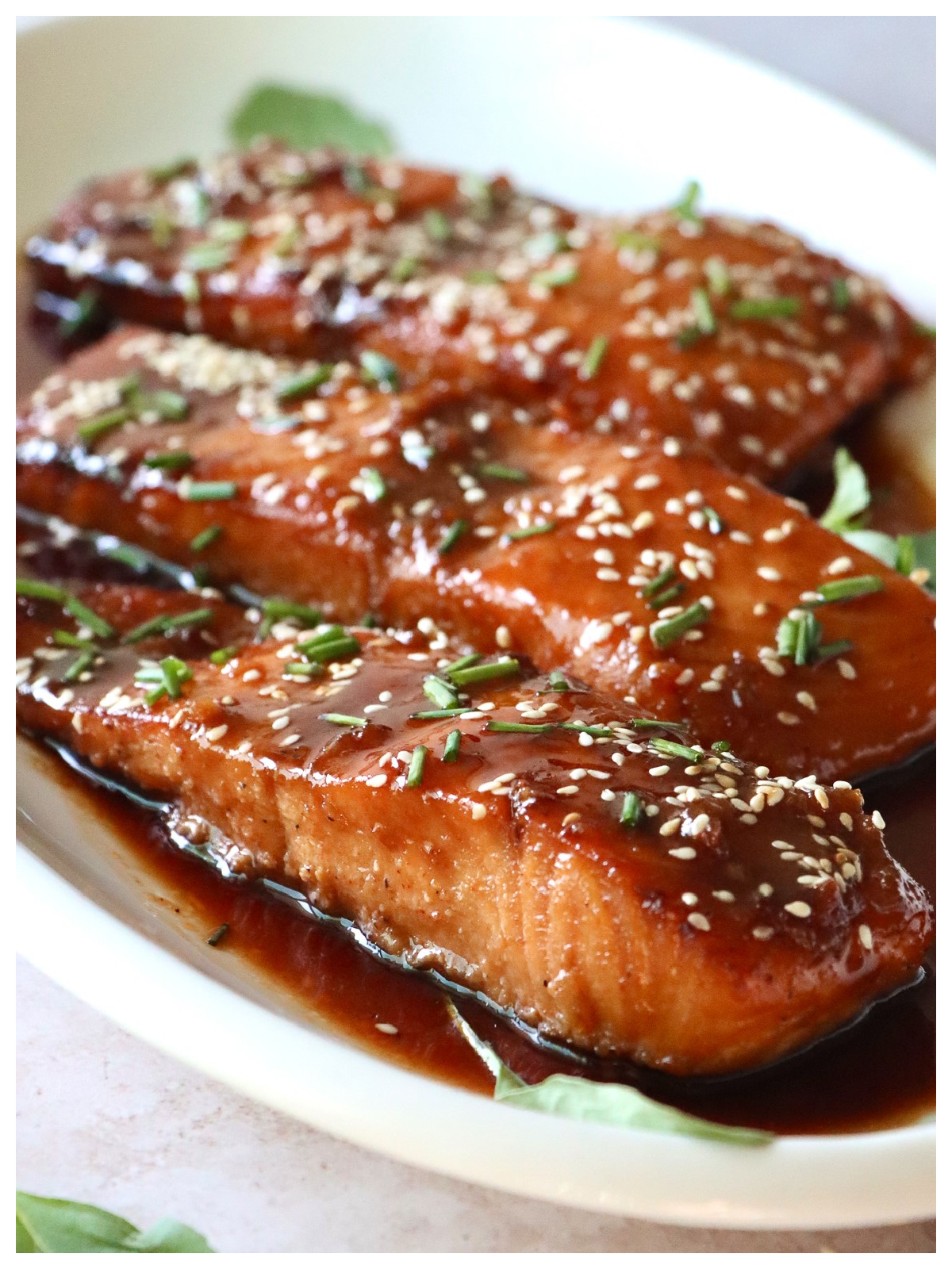 Maple Recipes - salmon with chives sauce and sesame seeds-Kids Activities Blog